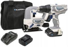 Blaupunkt KOMPLET VRTALNIKA-VIJAČNIKA + VBOJNE ŽAGE 18V 2*2.0AH