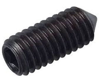 Vijak brez glave, črn, M16x16 DIN914, 2 kosa