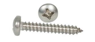 3,9x19 A2 Vijak za pločevino, z vdolbino, ISO7049, 20 kosov