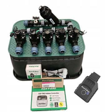 Komplet s 5 postajami Rain Bird - TM2, LNK, RSD, filter, PE 32