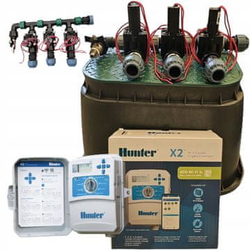 Hunter 3-delni komplet: razdelilnik s kompresorjem, X2, karter, PE 20