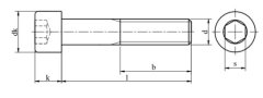 Eneron Vijaki M3x12 imbus A2 DIN 912 PG 10 kosov.