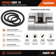 BB O-obroč 148x1,78 70NBR gumijasto tesnilo, odporno na olje