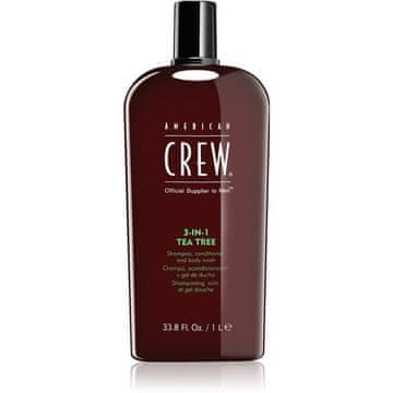 American Crew 3-v-1 balzam za obraz z vonjem čajevca in gelom 1000 ml