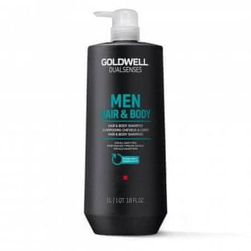 GOLDWELL DLS moški šampon za lase in telo 1000 ml