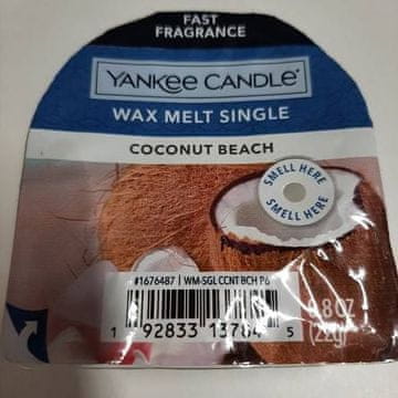 Yankee Candle Classic Wax dišava Coconut Beach 22 g
