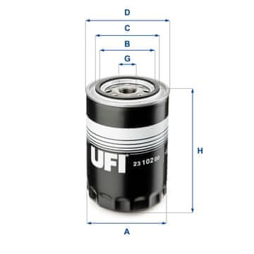UFI 23.102.00 OLJNI FILTER