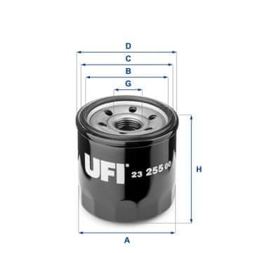 UFI 23.255.00 OLJNI FILTER