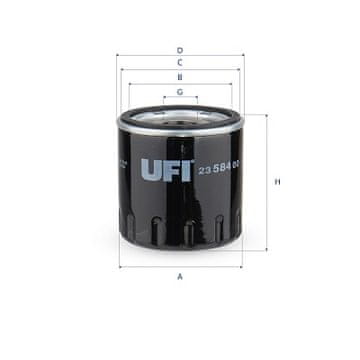 UFI 23.584.00 KOVINSKI OLJNI FILTER