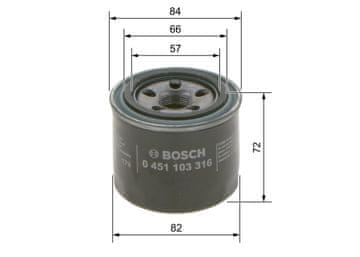 Bosch OLJNI FILTER HONDA CIVIC IX 11> 1.6 VTi
