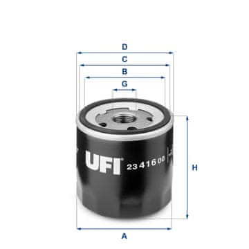 UFI OLJNI FILTER - FORD FIESTA 1.0/ KA 1.0/ 99>