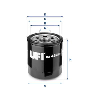 UFI OLJNI FILTER - HYUNDAI GETZ 1.1/ I10 1.0/ I20 1.4 14>
