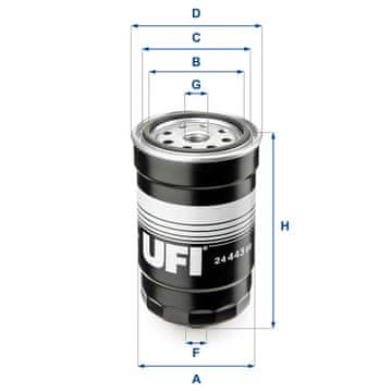 UFI FILTER GORIVA - HYUNDAI ELANTRA 1.6CRDI/ I20 1.6CRDI/ I30 1.6CRDI 09>