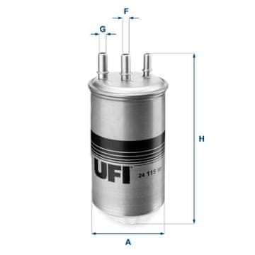 UFI FILTER GORIVA - DACIA DUSTER 1.5DCI/ LOGAN 1.5DCI/ SANDERO 1.5DCI 10>