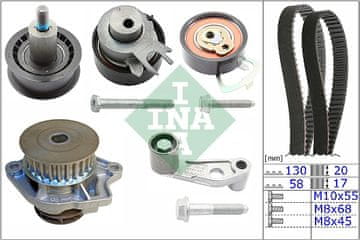 INA KOMPLET ZOBATEGA JERMENA VW CADDY III 03> 1.4 16V