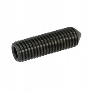 Vijak brez glave, črn M12x80 DIN914 25 kosov
