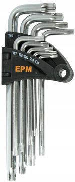 EPMAN KOMPLET TORX KLJUČEV TIP L T10-T50 9 DELNI DOLGI