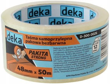 Deka PROZOREN MOČAN EMBALAŽNI TRAK 48MM*50M