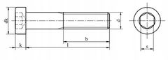 Eneron Vijaki M3x16 imbus razred 8.8 DIN 7984 kosov 500 kosov