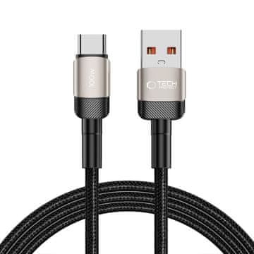 slomart Tech-Protect UltraBoost Evo USB-C / USB-A kabel 100W 5A 2m - titan