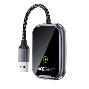 AceFast Acefast QC1 bežični adapter za CarPlay / Android Auto - siv