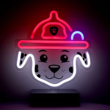 NEON PLASTROL Neon LED na podstavku Psi Patrol - Marshall