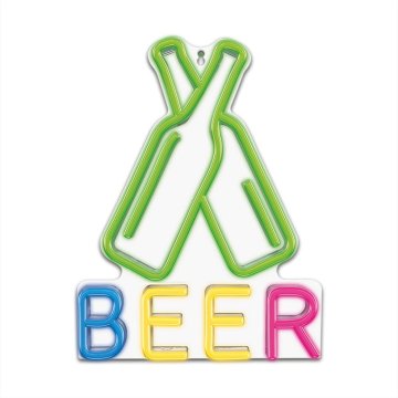 NEON TelForceOne NEON PLEXI LED BEER - Multicolor