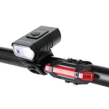 slomart PLASTROL Active BLG-200 komplet kolesarskih luči (prednja+zadnja)