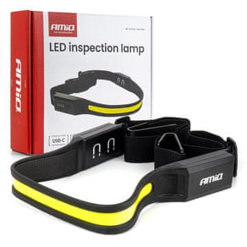 LAMPA AMiO magnetna COB LED delovna svetilka, 4000 mAh, s pasom