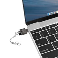 slomart LogiLink čitalnik kartic microSD USB-C, obesek