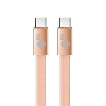 slomart TB Kabel USB-C v USB-C 1m, ploščati, breskev