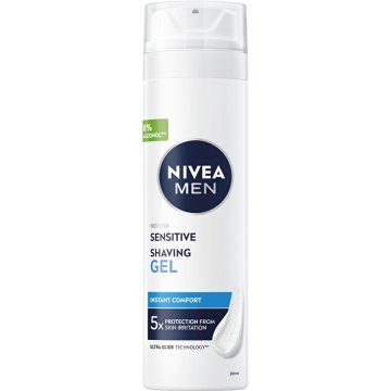 Nivea Gel za britje Sensitive 200 ml