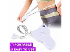Cool Mango merilni trak za telo za natančno merjenje, 150 cm, z zaklepanjem - Bodytape