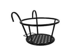 Cool Mango stojalo za cvetlični lonec z železno oporo za ograjo, premer 22 cm - Racky
