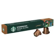 NESCAFÉ Starbucks Nespresso House Blend Lungo kavne kapsule, 10 x 57g 