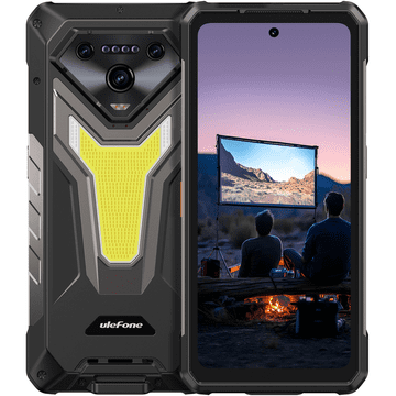 Ulefone mobilni telefon Armor 34 Pro, 16+16/512 GB, 25.500 mAh, črn