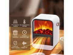 Cool Mango namizni električni grelec za takojšnje ogrevanje z videzom kamina, 1000 W - Heatfire