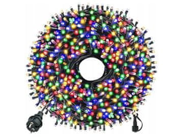 Cool Mango božična svetlobna veriga, barvne LED-luči, 30 m, 8 načinov delovanja, IP44 - Xmaslight