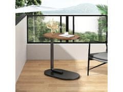 večnamenska stranska mizica za majhne prostore, lesena miza s kovinskim ogrodjem 45 x 28 x 60 cm - Sidestand