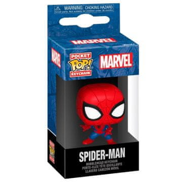 Northix Žepni POP obesek za ključe Spider-Man, zbirateljska figura Marvel