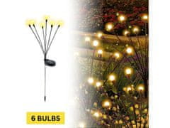 Cool Mango solarne LED vrtne svetilke brez kablov, topla bela svetloba, 6 kosov - Firefly