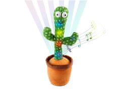 Cool Mango interaktivni plišasti kaktus, ki pleše in predvaja melodije, na baterije, 32 cm - Cactus