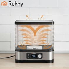 Ruhhy 400W električni sušilnik sadja in gob do 70°C LCD 10L