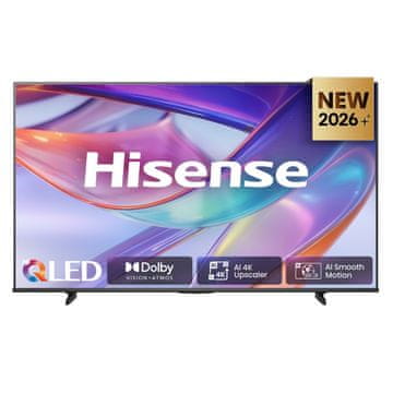 Hisense 65Q7S Hi-QLED Smart TV, 164 cm, 4K Ultra HD, 60Hz, črn