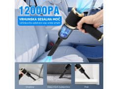 Cool Mango mini ročni sesalnik za avto 3 v 1 s sesalno močjo 5000 Pa, USB polnjenjem - Handclean