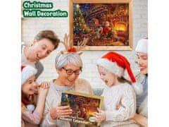 Cool Mango božični adventni koledar s sestavljanko, 1008 kosov, dnevno odštevanje - Puzzlex