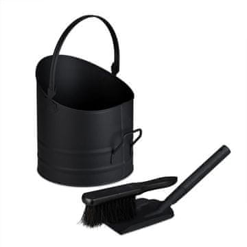 Northix Pepelnik s priborom 9,5 l
