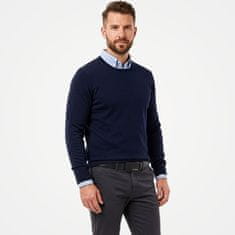 Pierre Cardin črn, pas za hlače, AVTOMATSKA zaponka, NARAVNO USNJE, 125 cm ZA DARILO