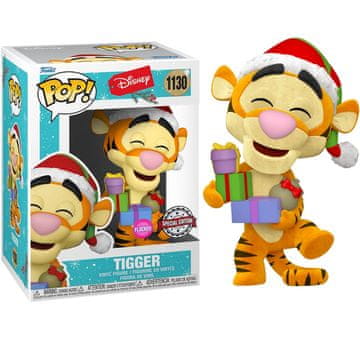Northix Disney Holiday Tigger Flocked plišasta igrača ekskluzivna izdaja