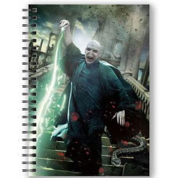 Northix Voldemort A5 3D zvezek za ljubitelje Harryja Potterja